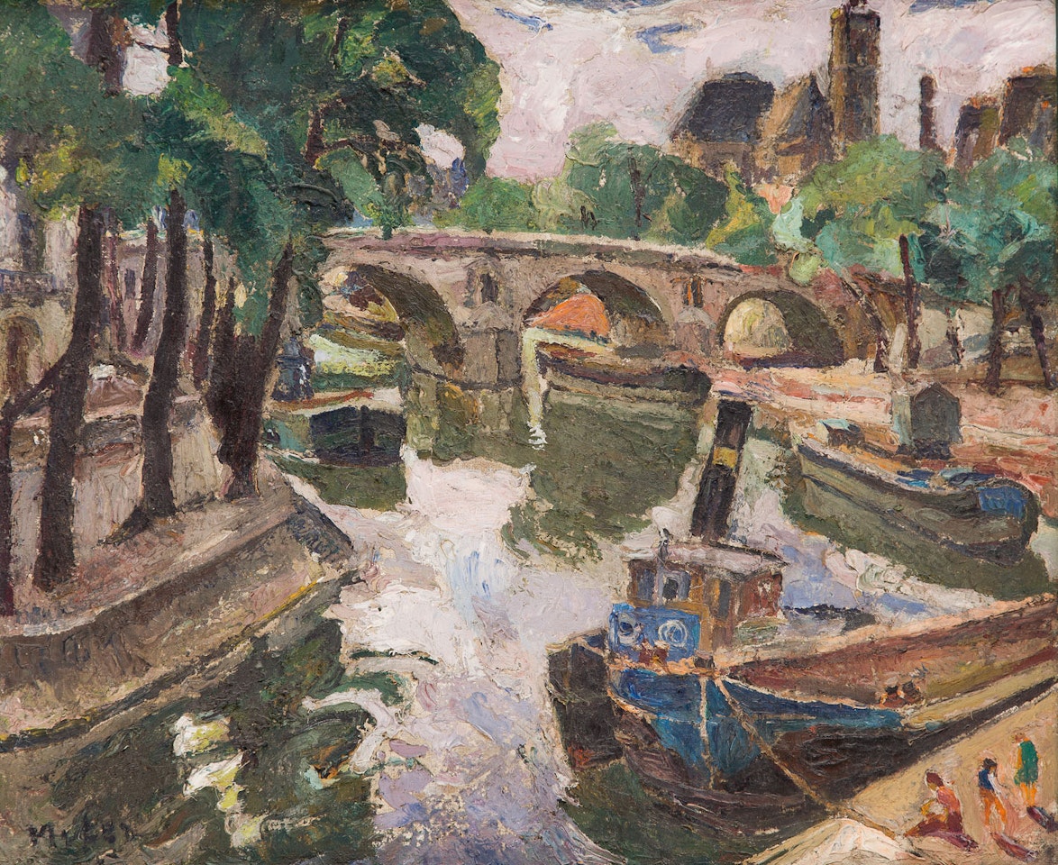 Pont Marie in Paris by Mela Muter