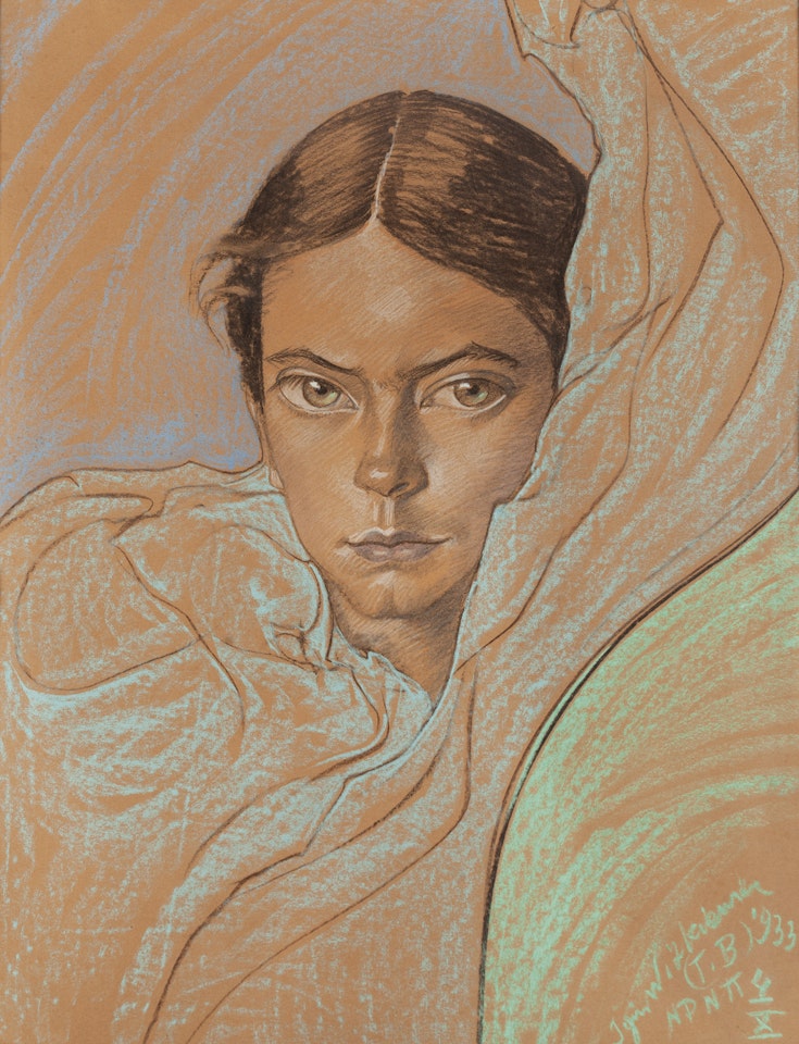 Portrait of Zofia Głogowska by Stanislaw Ignacy Witkiewicz