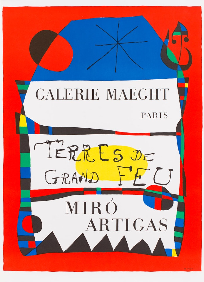 "Terres de grand feu" by Joan Miró