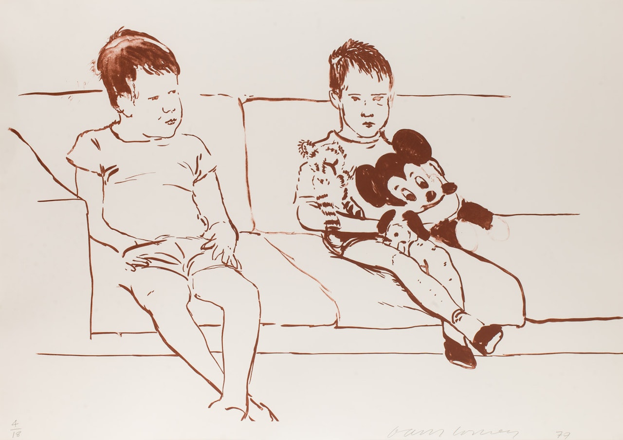 "Bill and James II" by David Hockney