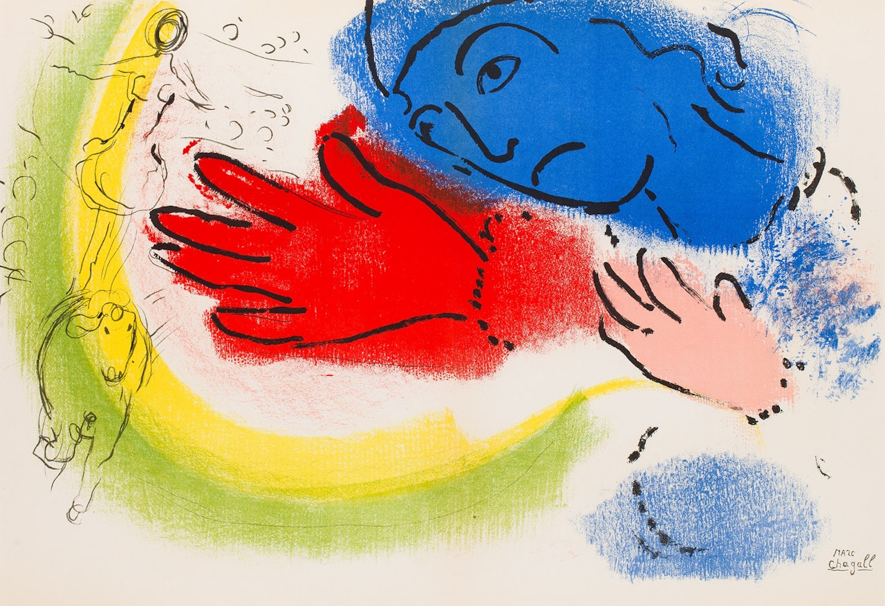 "Jezdziec" ("L"ecuyere") by Marc Chagall