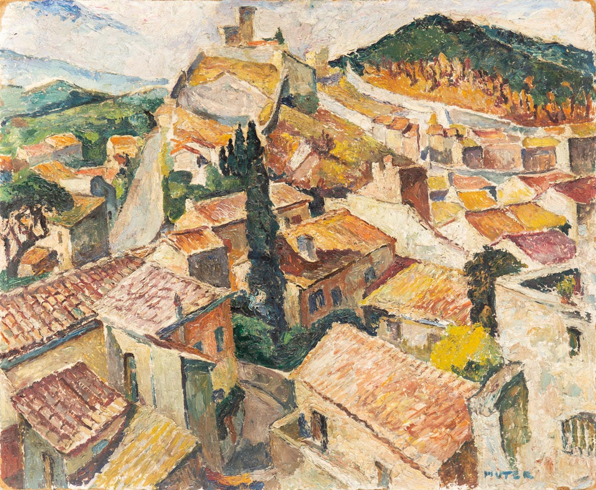 "Roofs" ("Avignon") by Mela Muter