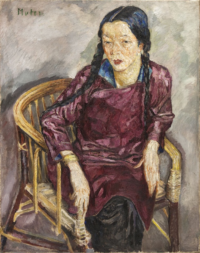 "Princess" ("Young girl with tresses") by Mela Muter