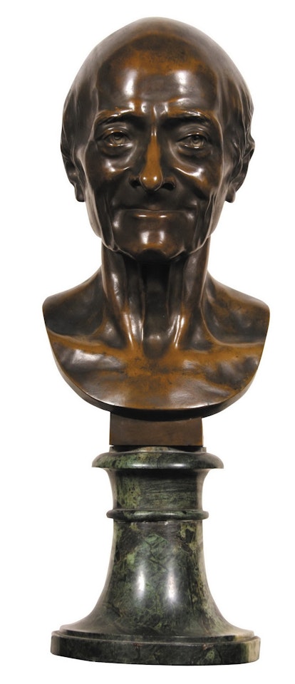 Voltaire"s head by Jean-Antoine Houdon