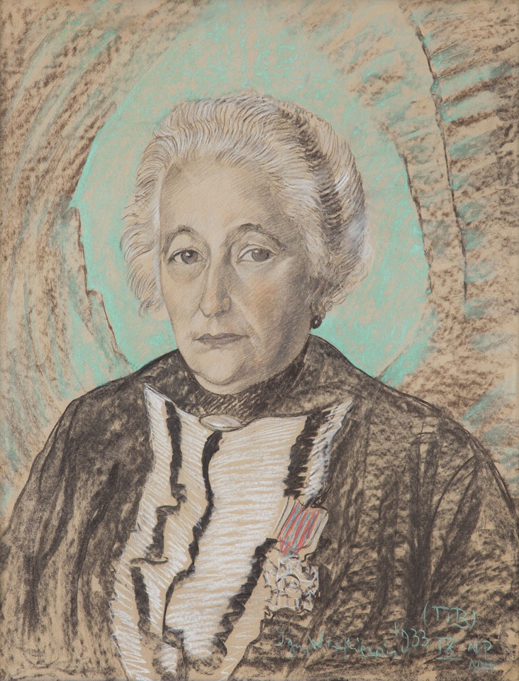 Portrait of Ksawera Tabeau by Stanislaw Ignacy Witkiewicz