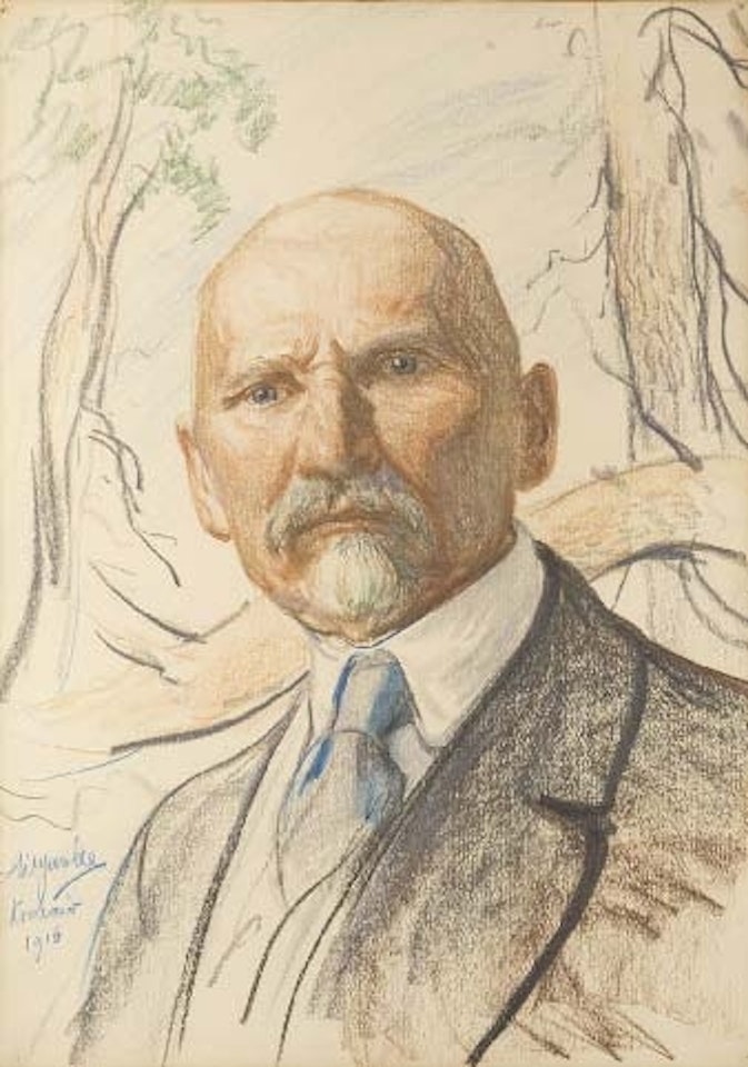 Self-portrait by Leon Wyczolkowski