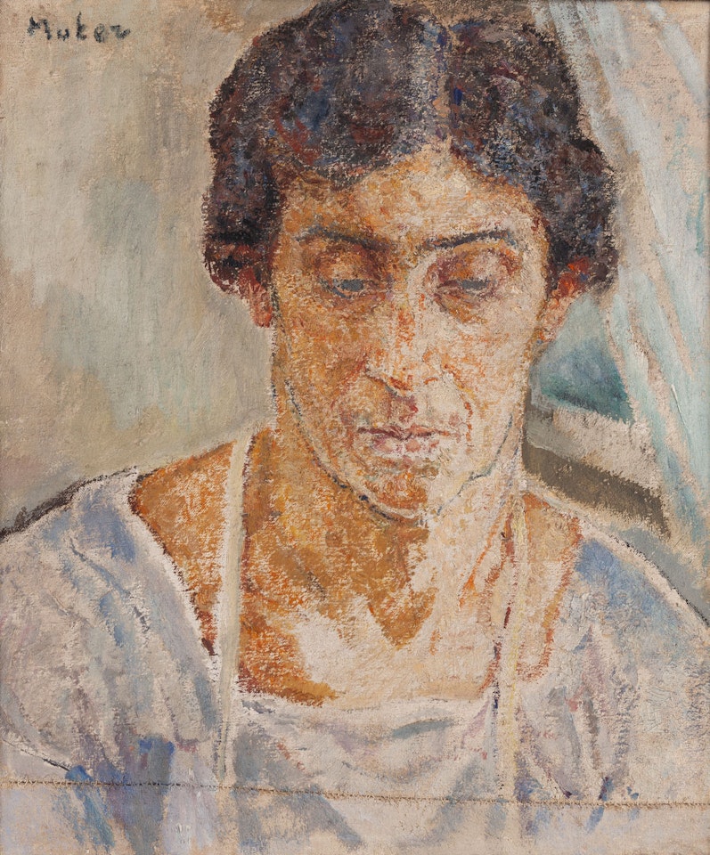 "Portrait of a woman" by Mela Muter