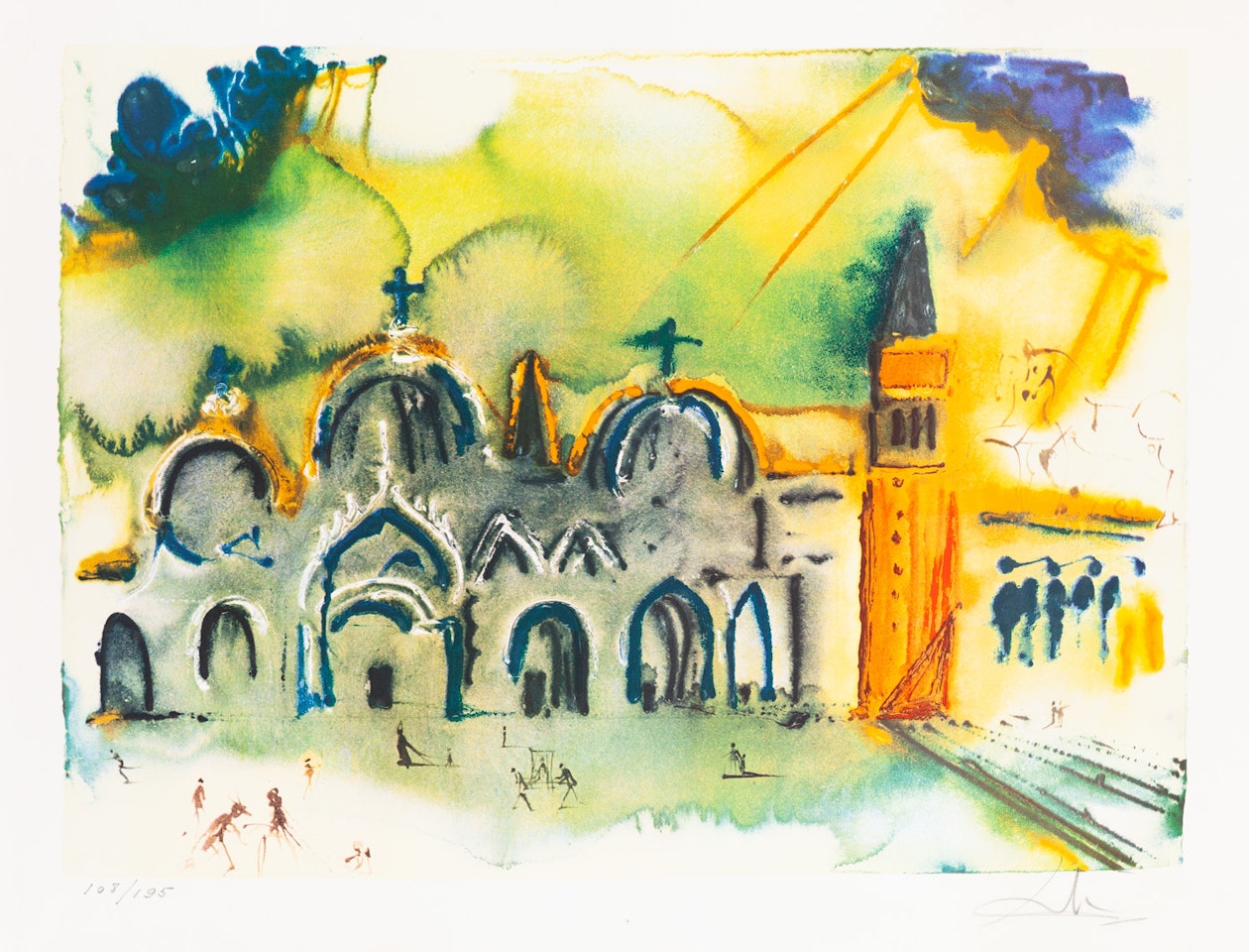 Homage to Venice by Salvador Dali