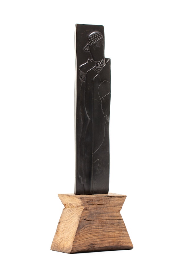 "A couple in an embrace" ("Couple enlacé") by Jean Lambert-Rucki