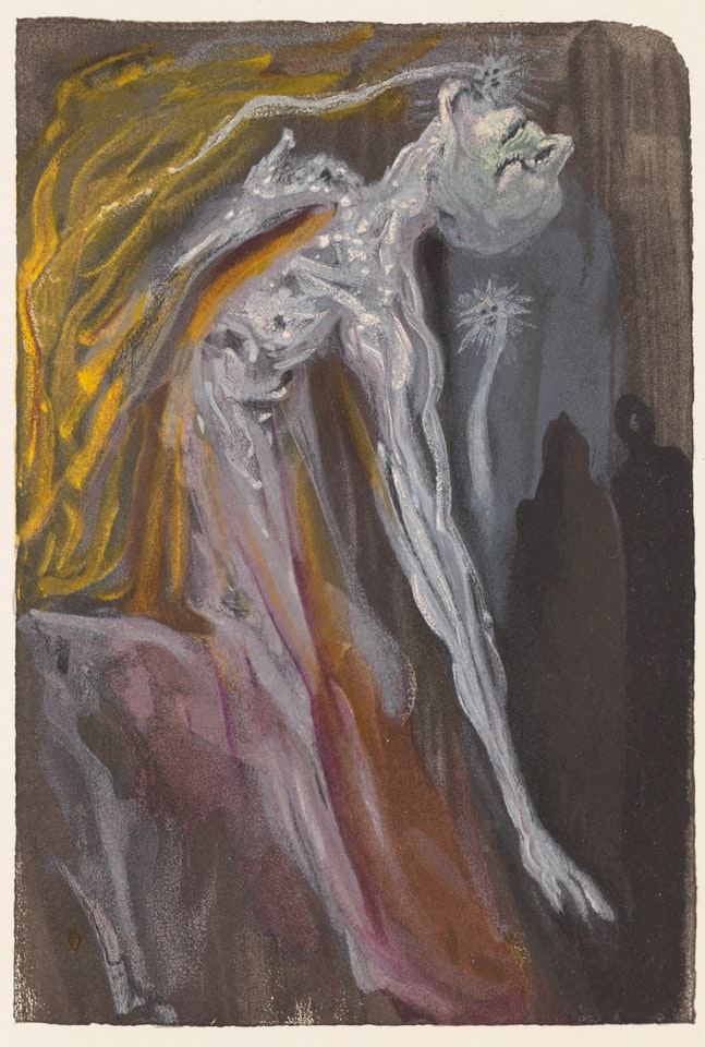 Inferno, Canto IX ("Errinyes") from the"Divine Comedy" cycle by Salvador Dali