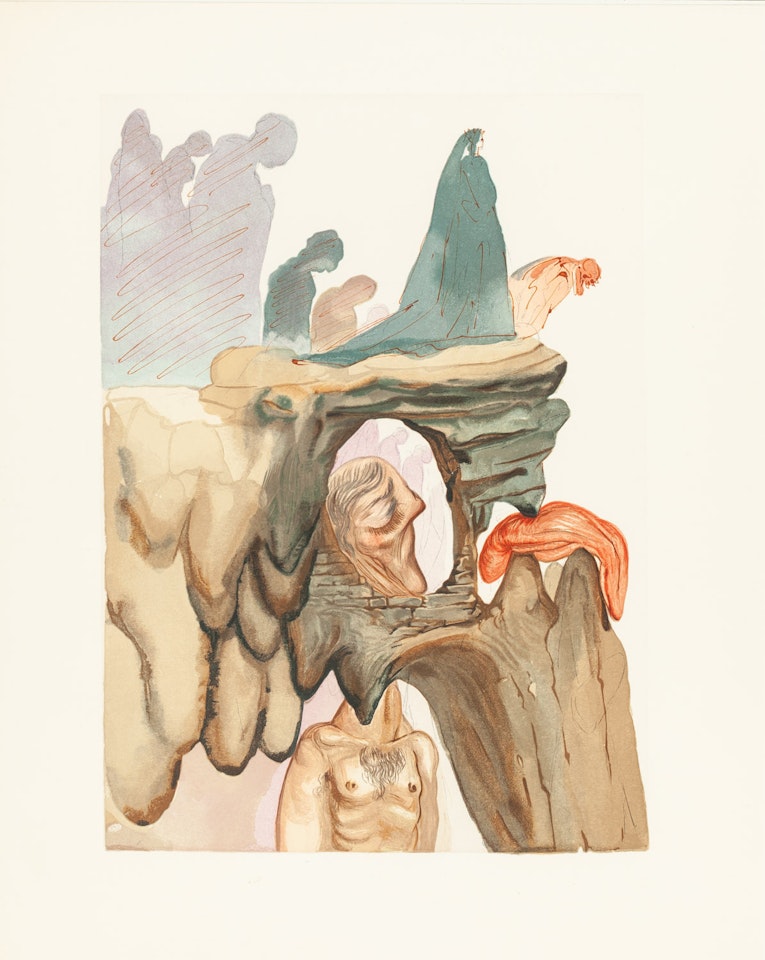 The Inferno, Canto XXII ("The Liars"), from the "Divine Comedy" cycle by Salvador Dali