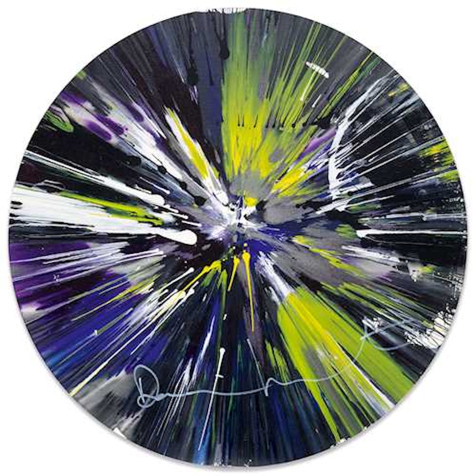 Circle Spin Painting by Damien Hirst
