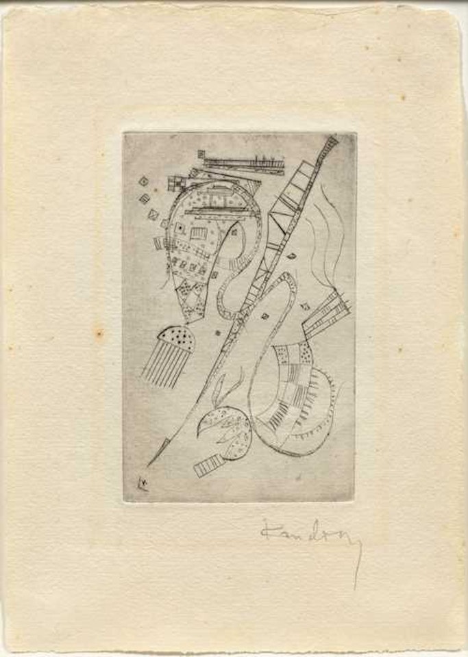 Radierung für Stephen Spender Fraternity by Wassily Kandinsky