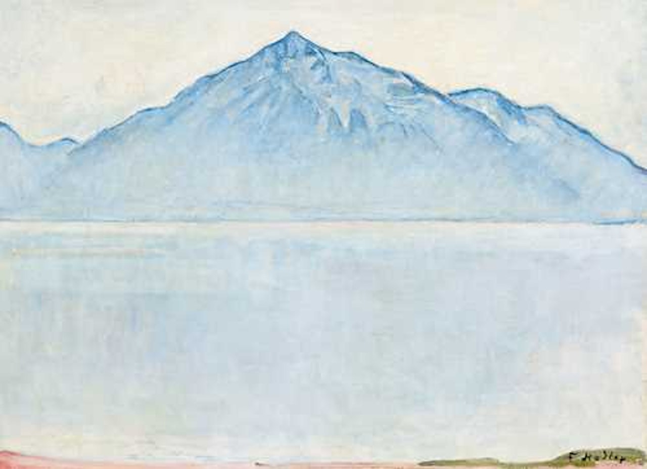 Lake Thun with the Niesen by Ferdinand Hodler