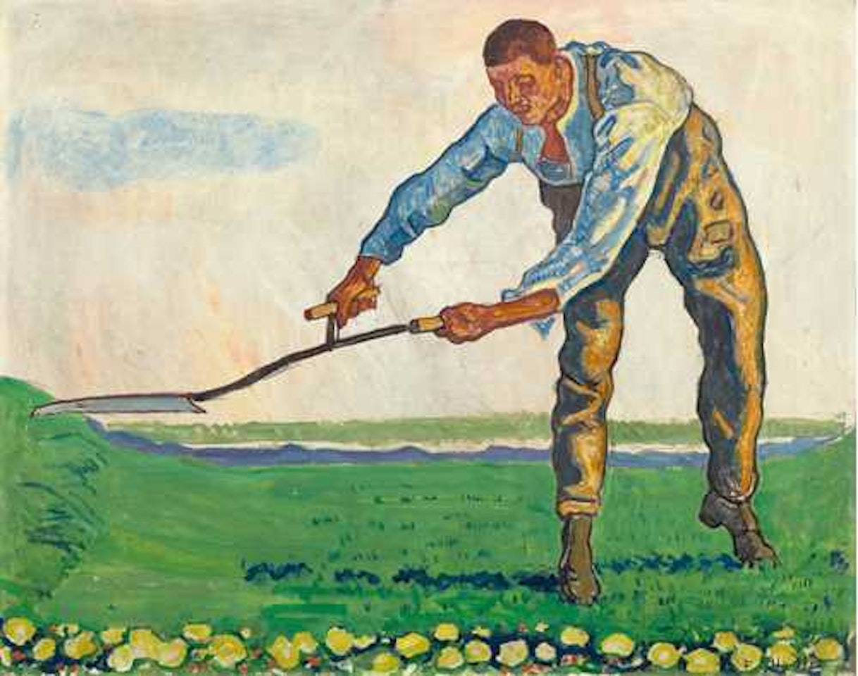 The reaper by Ferdinand Hodler