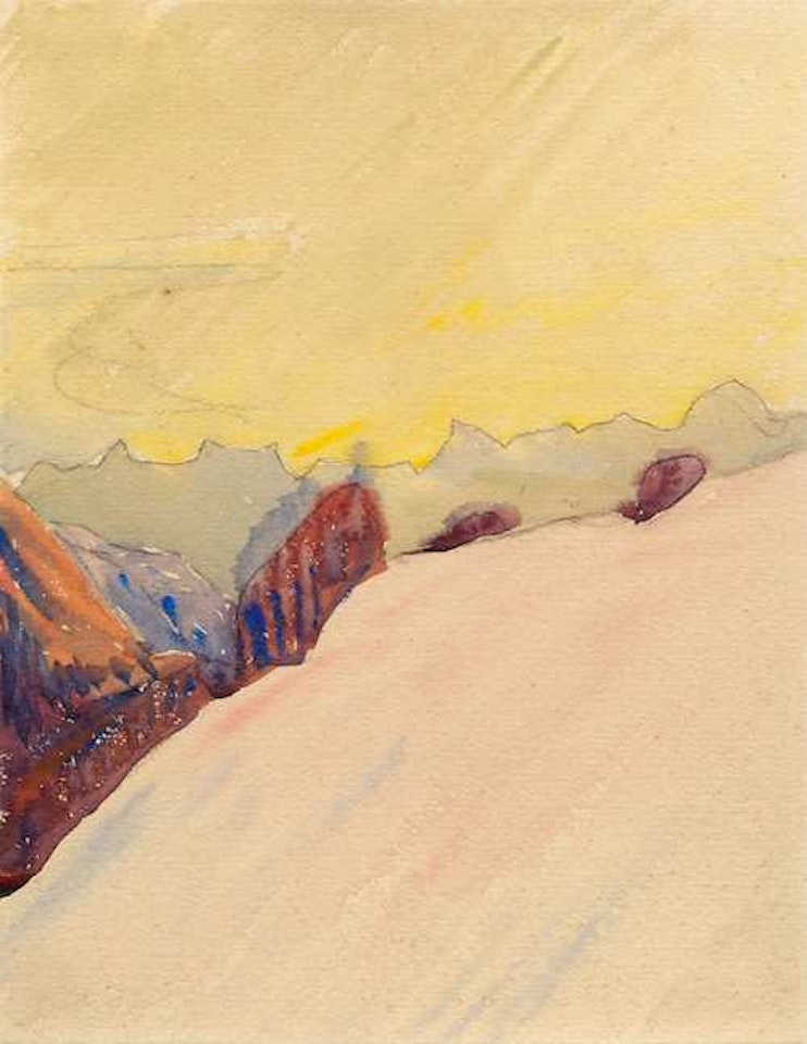 Winter in Bergell by Giovanni Giacometti