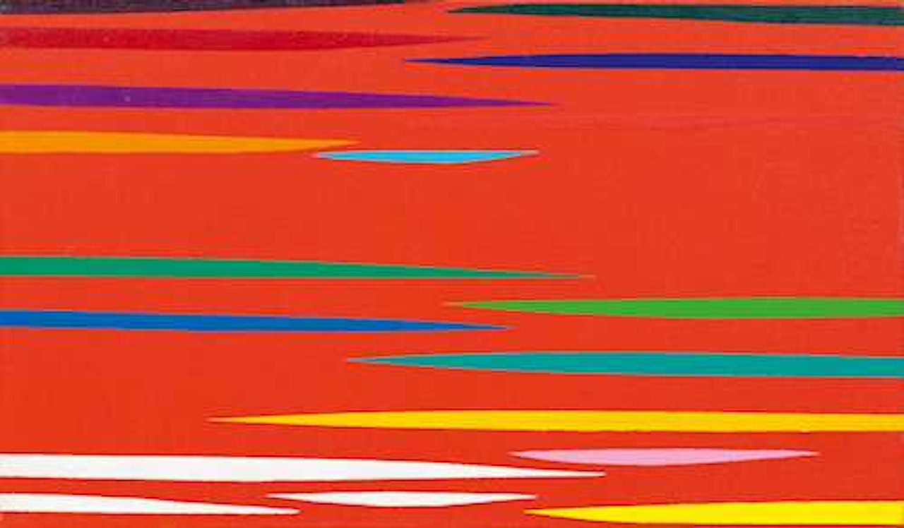 Profilo in Rosso by Piero Dorazio