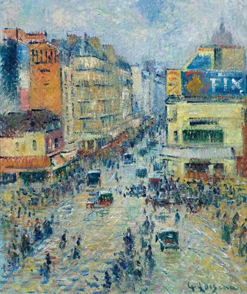 Rue Clignancourt, Paris by Gustave Loiseau
