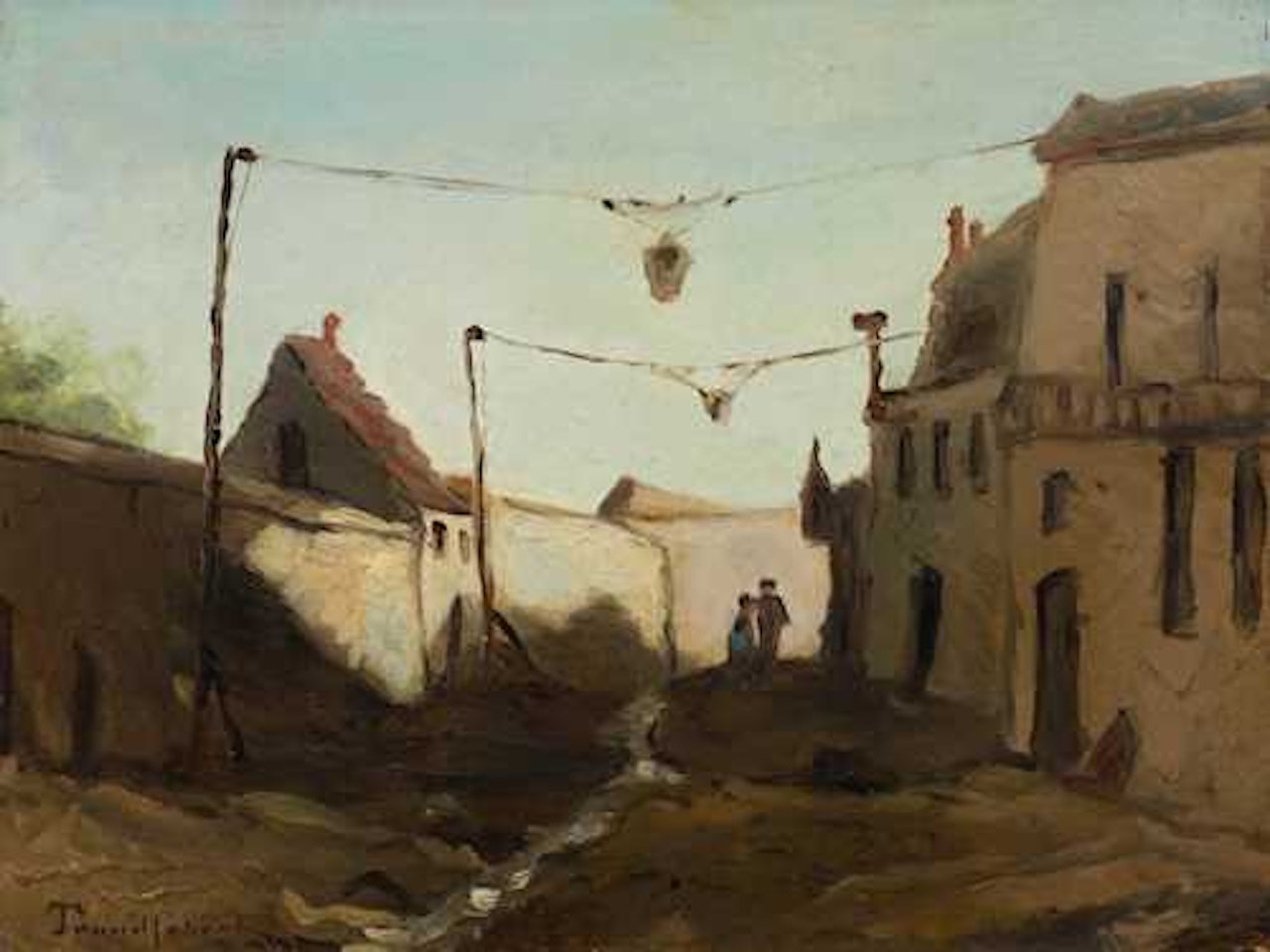 Les Réverbères. by Paul Désiré Trouillebert