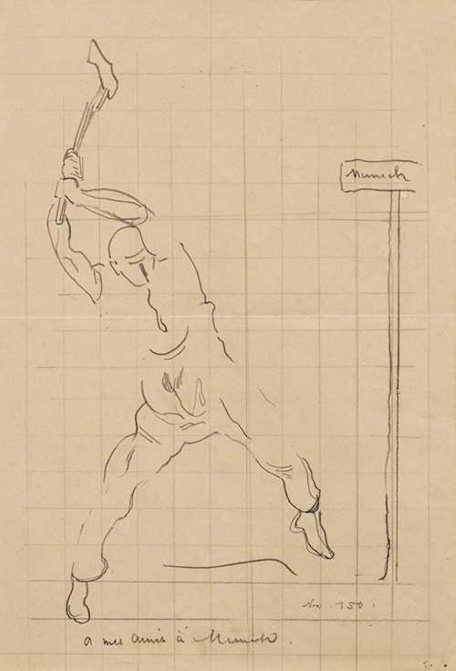 Study for "Der Holzfäller" by Ferdinand Hodler