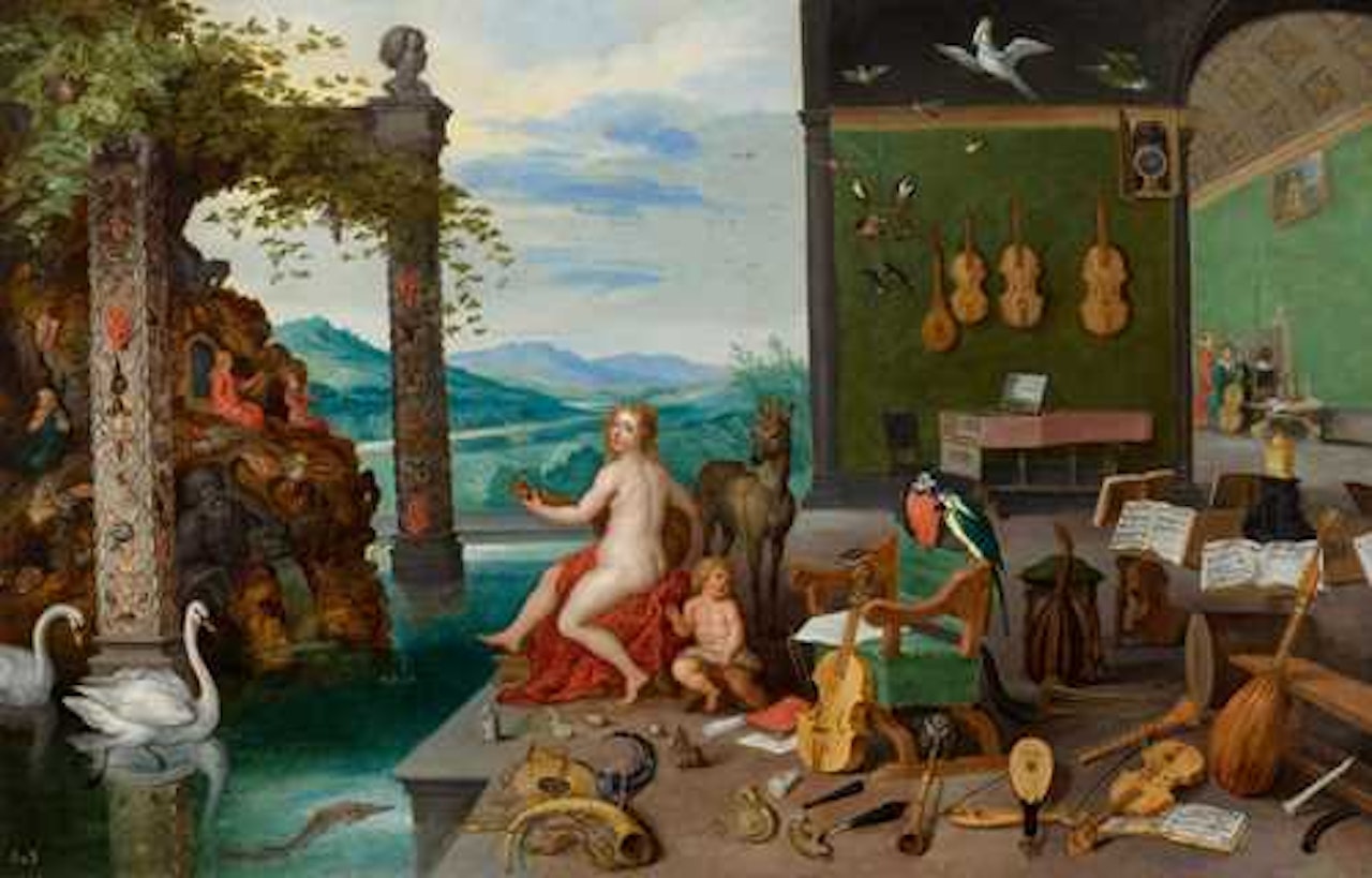 Allegory of Hearing. by Jan Brueghel the Younger