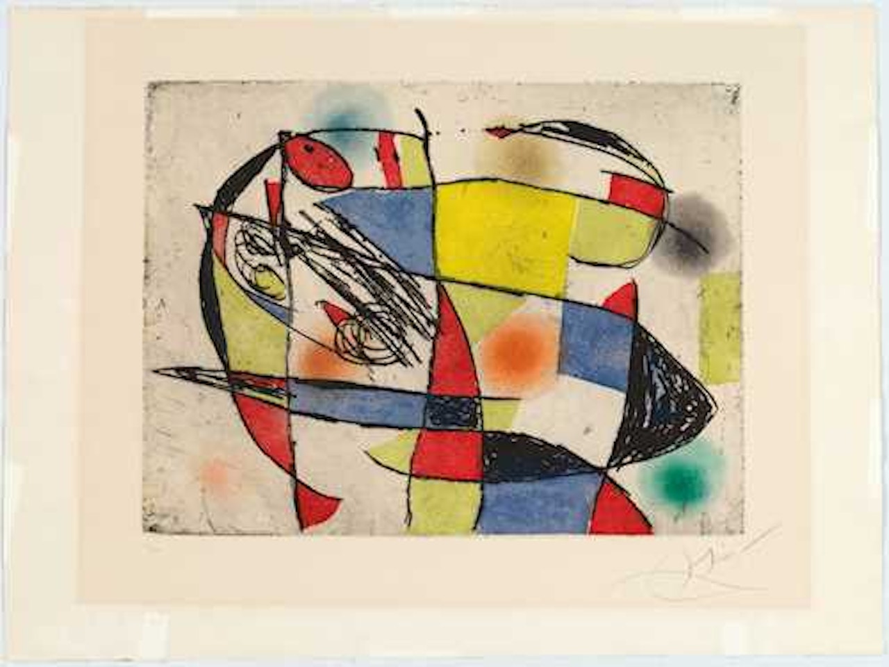 Enrajolats VII by Joan Miró