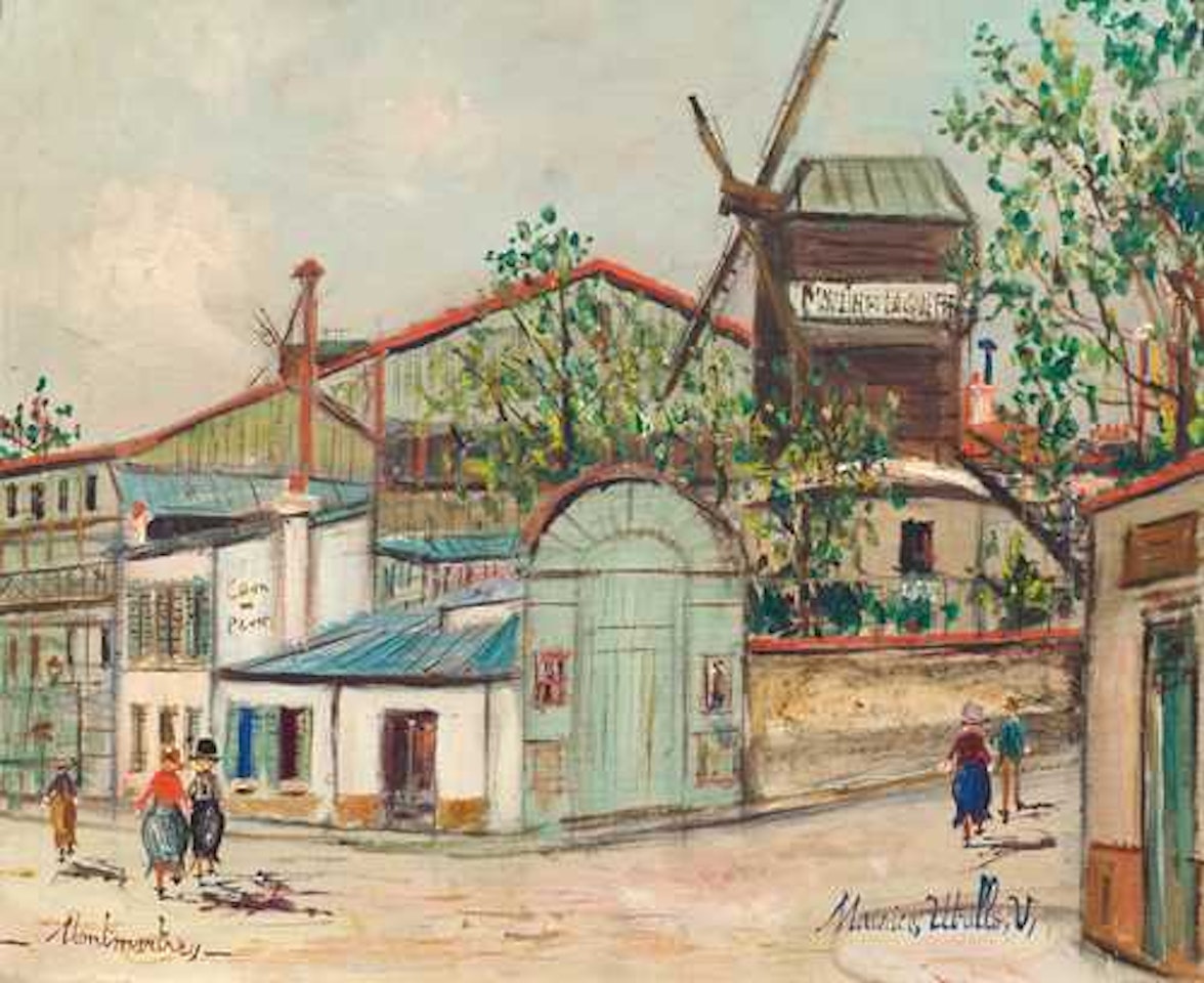 Le Moulin de la Galette by Maurice Utrillo