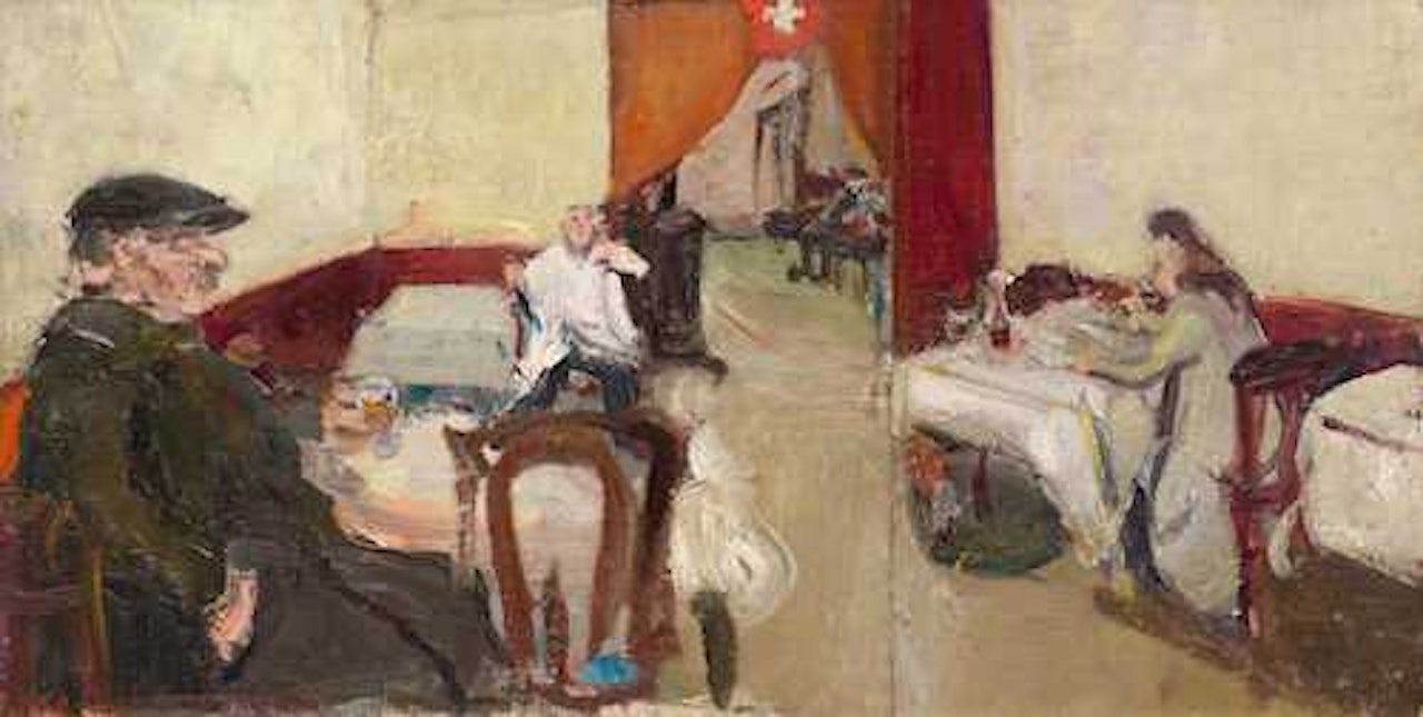 Restaurant (Locarno) by Willy Guggenheim Varlin