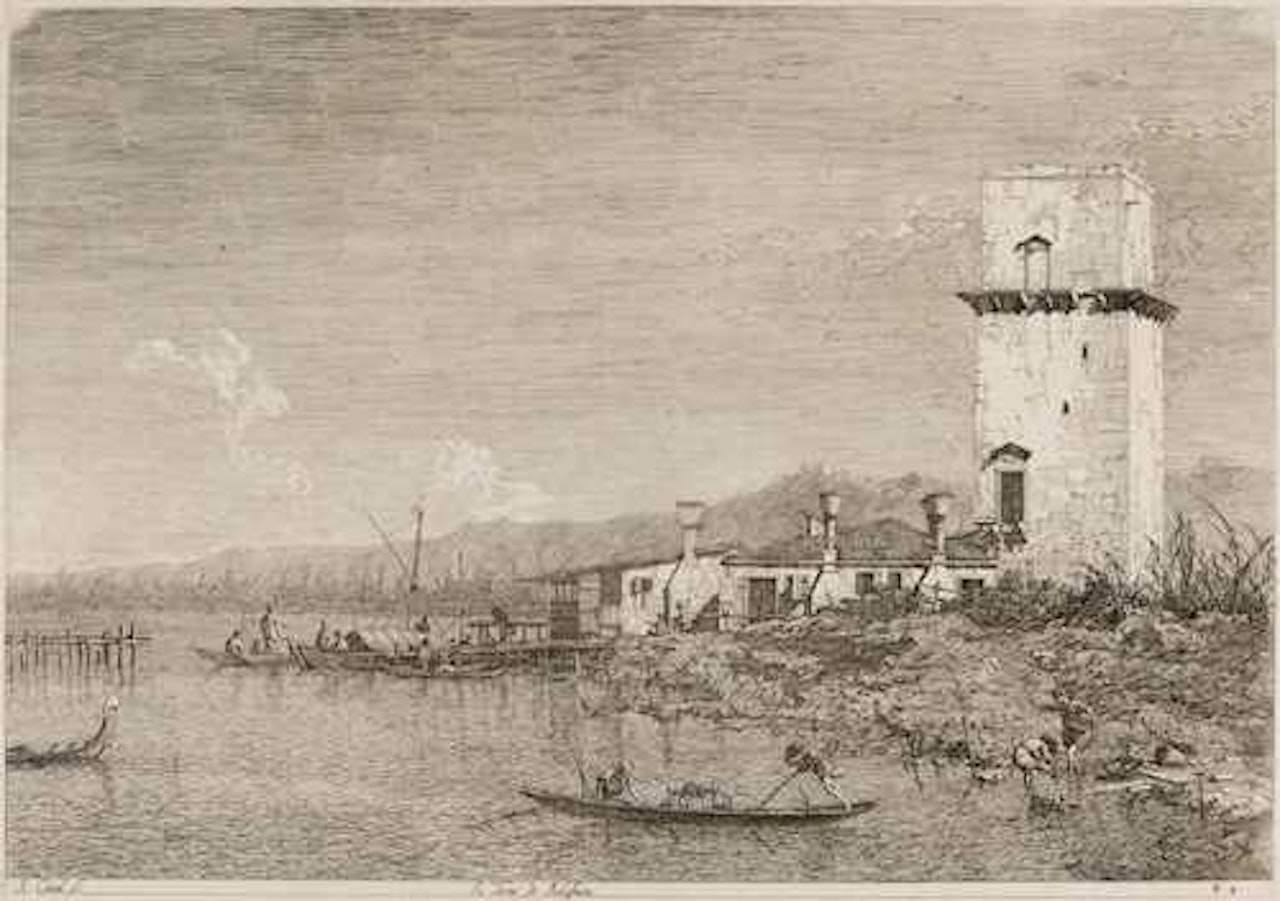 La Torre di Malghera by Canaletto
