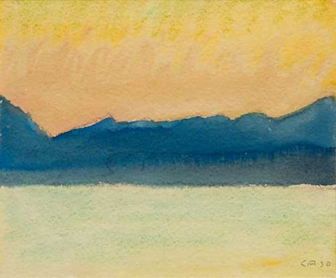 Lake landscape by Cuno Amiet