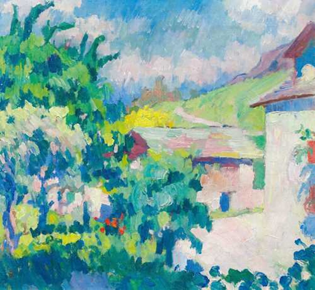 Mattino d"estate by Giovanni Giacometti