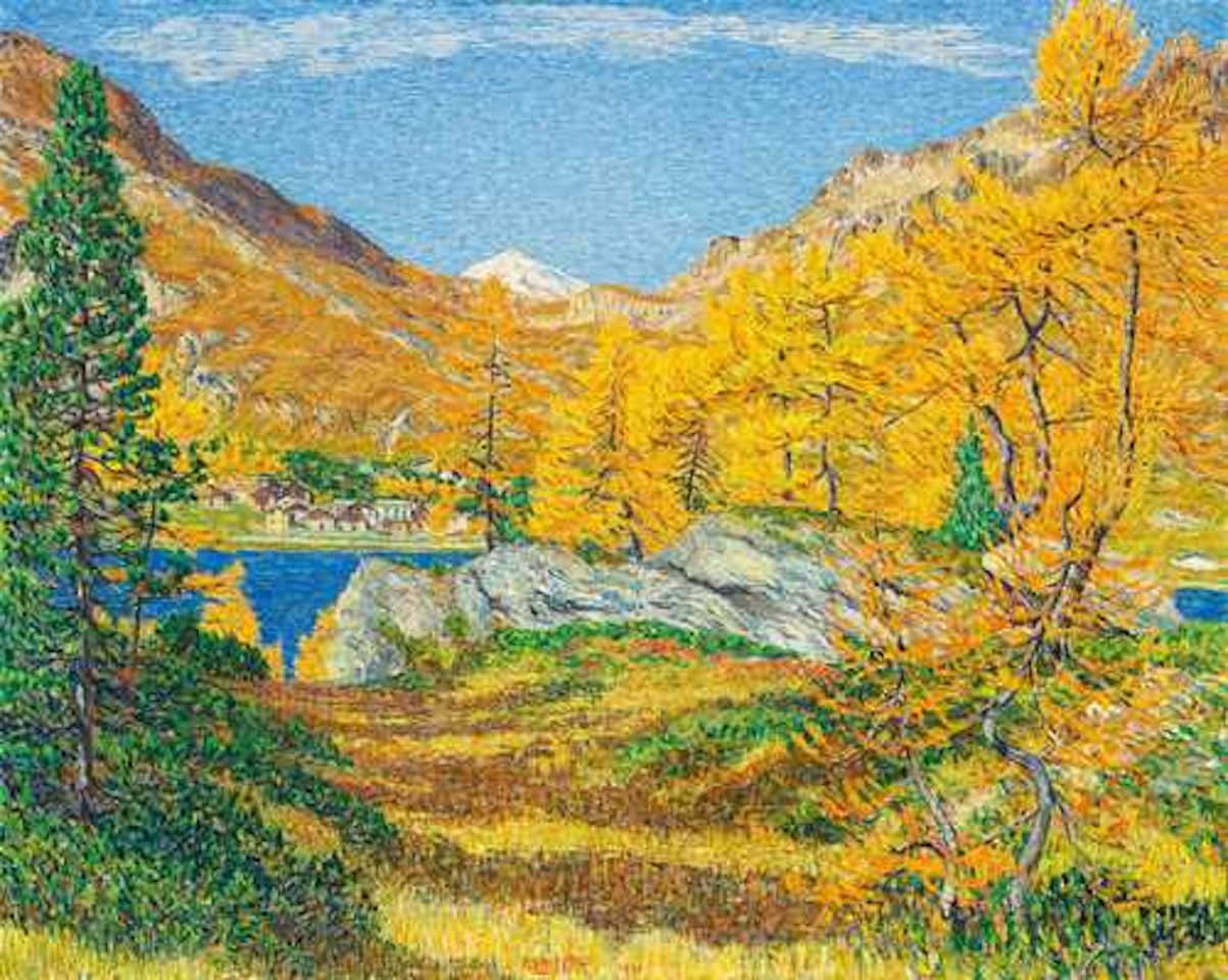 Landscape near Maloja by Gottardo Segantini