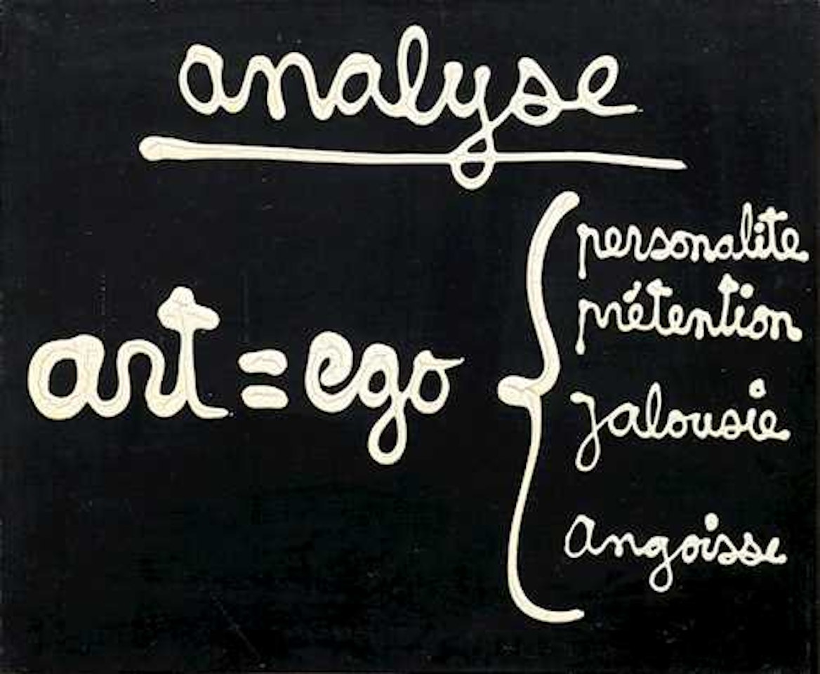 Analyse by Ben Vautier