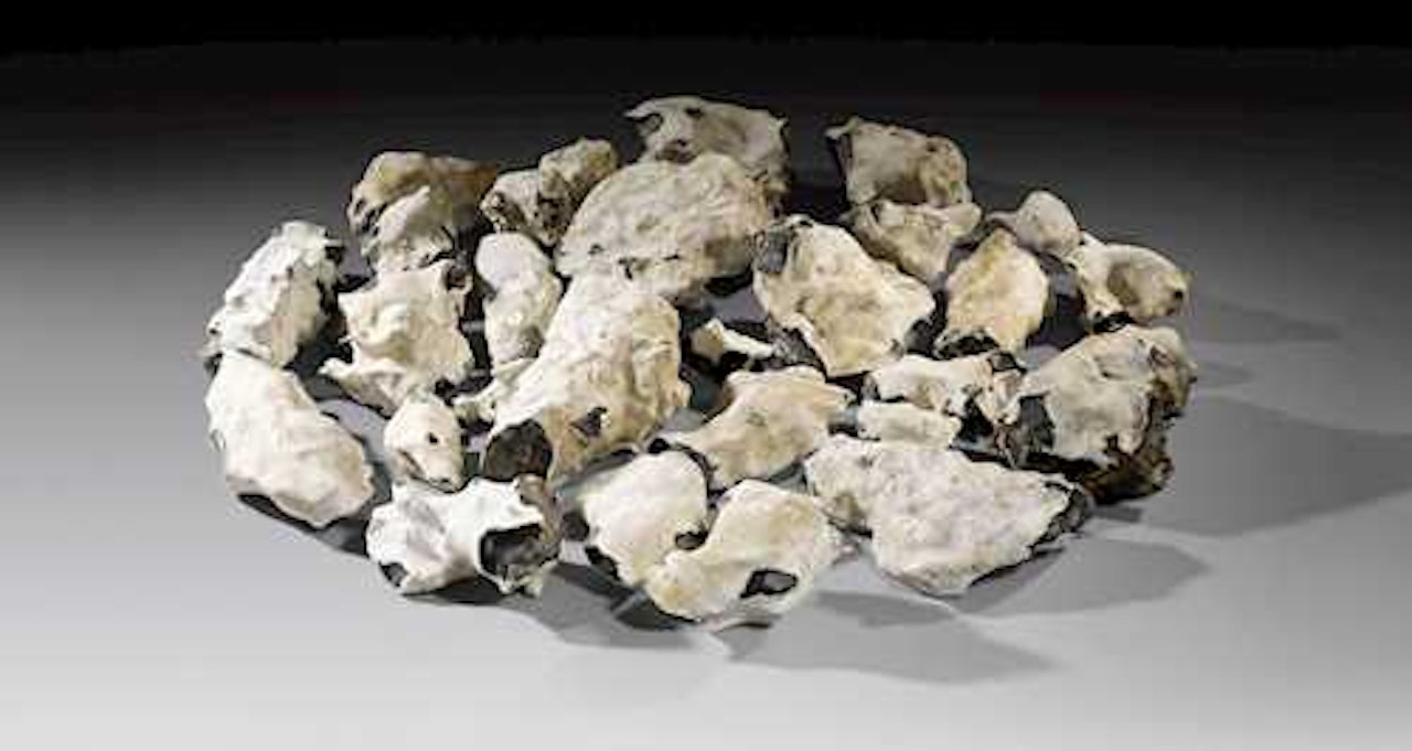 Small circle of flint by Richard Long