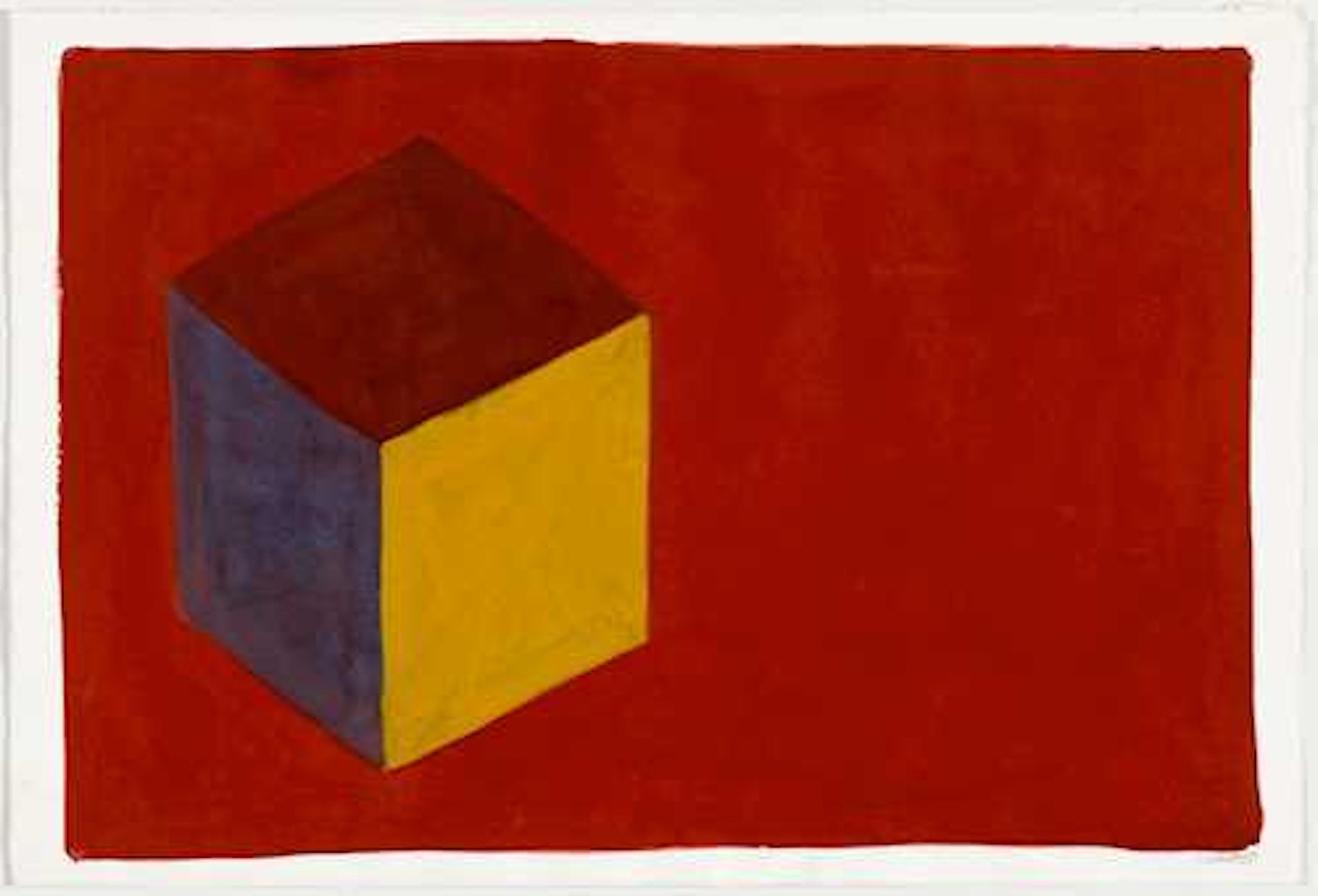 Floating Cube by Sol LeWitt