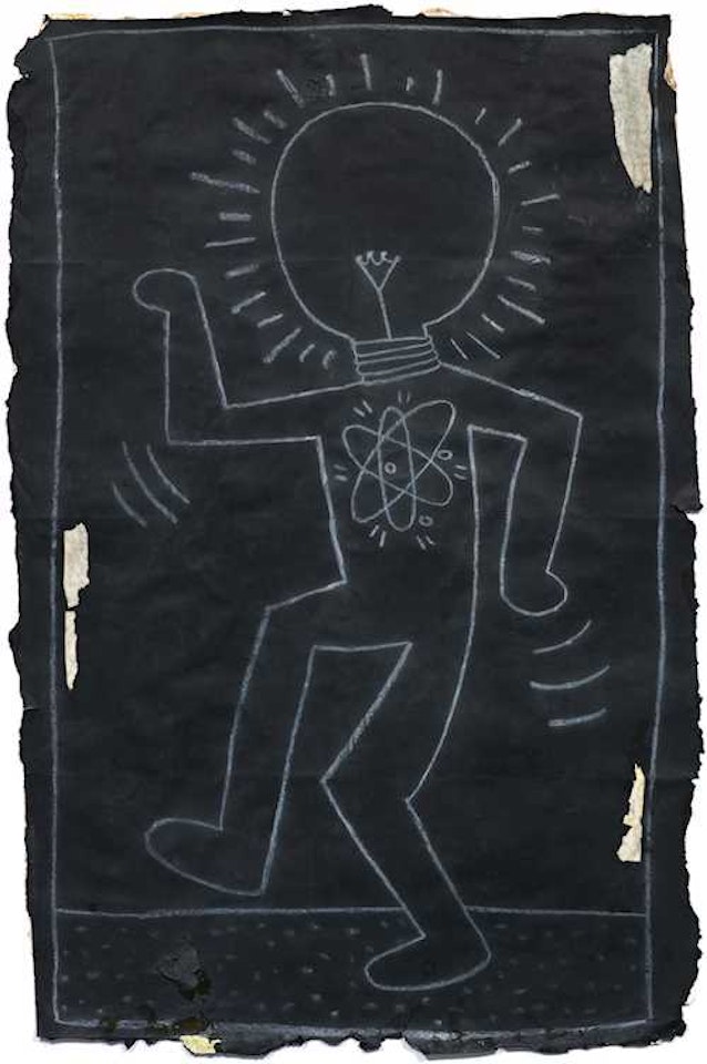 Subway Drawing by Keith Haring