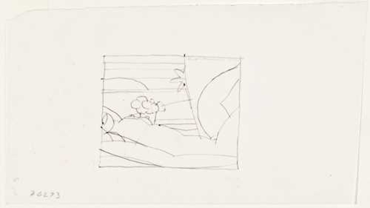 Drawing for Sunset Nude by Tom Wesselmann