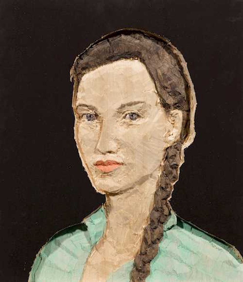 Kopfrelief Frau by Stephan Balkenhol