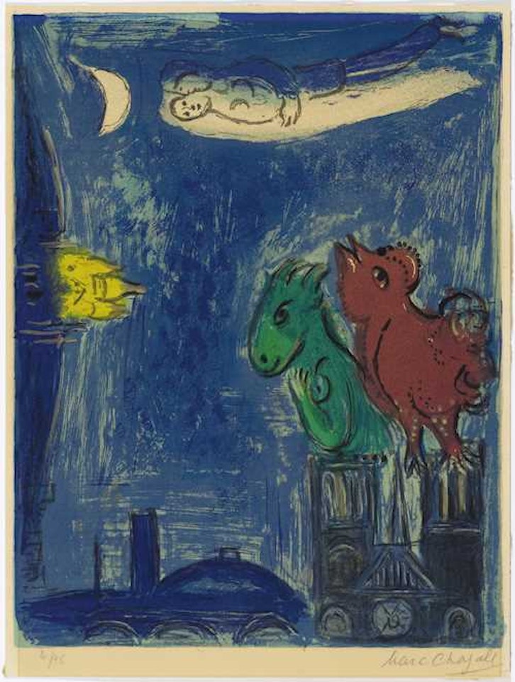 Les Monstres de Notre-Dame by Marc Chagall