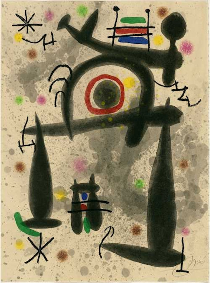 Le Miroir de l"Homme par les Bêtes by Joan Miró