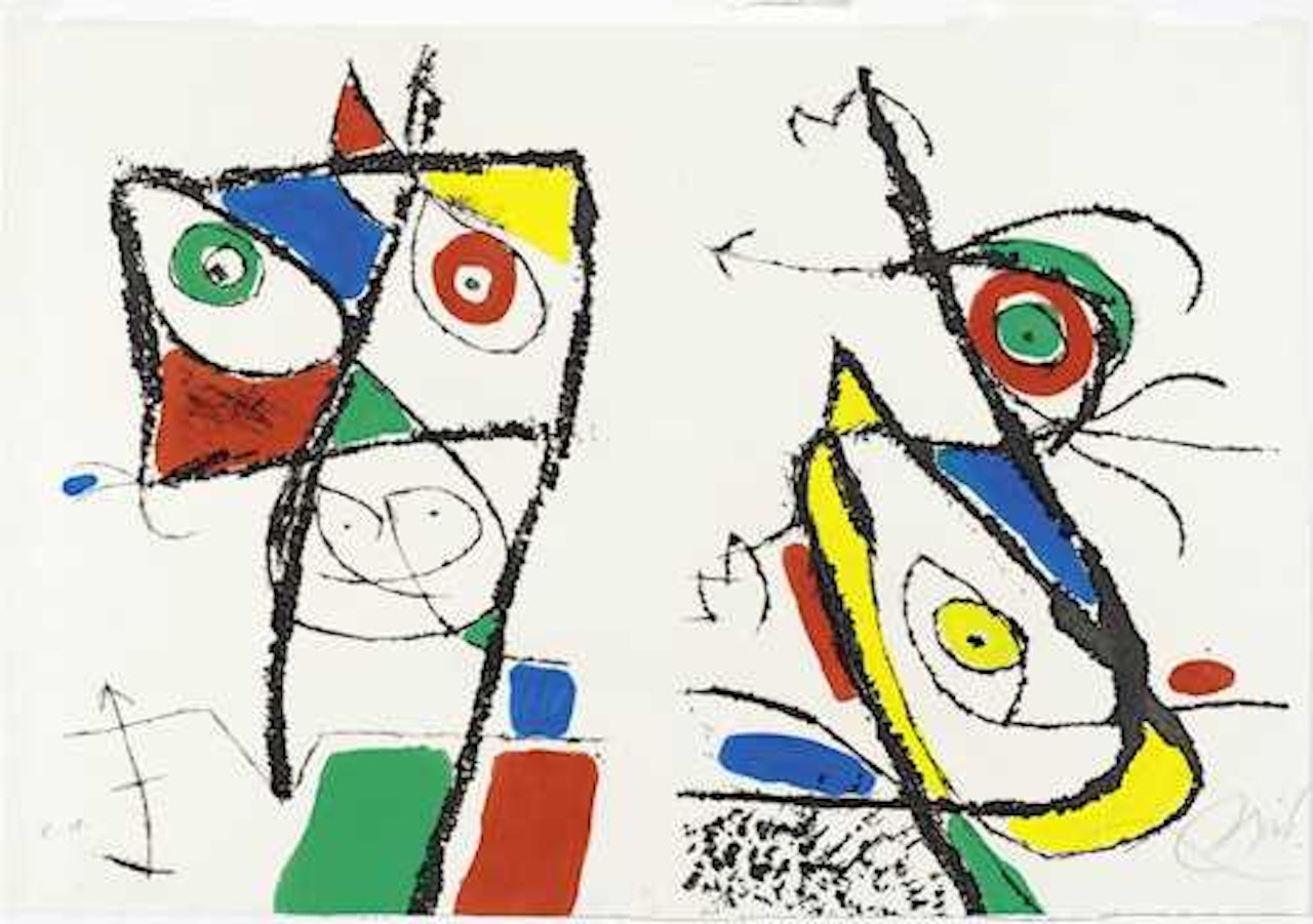 From: Le Courtisan Grotesque by Joan Miró