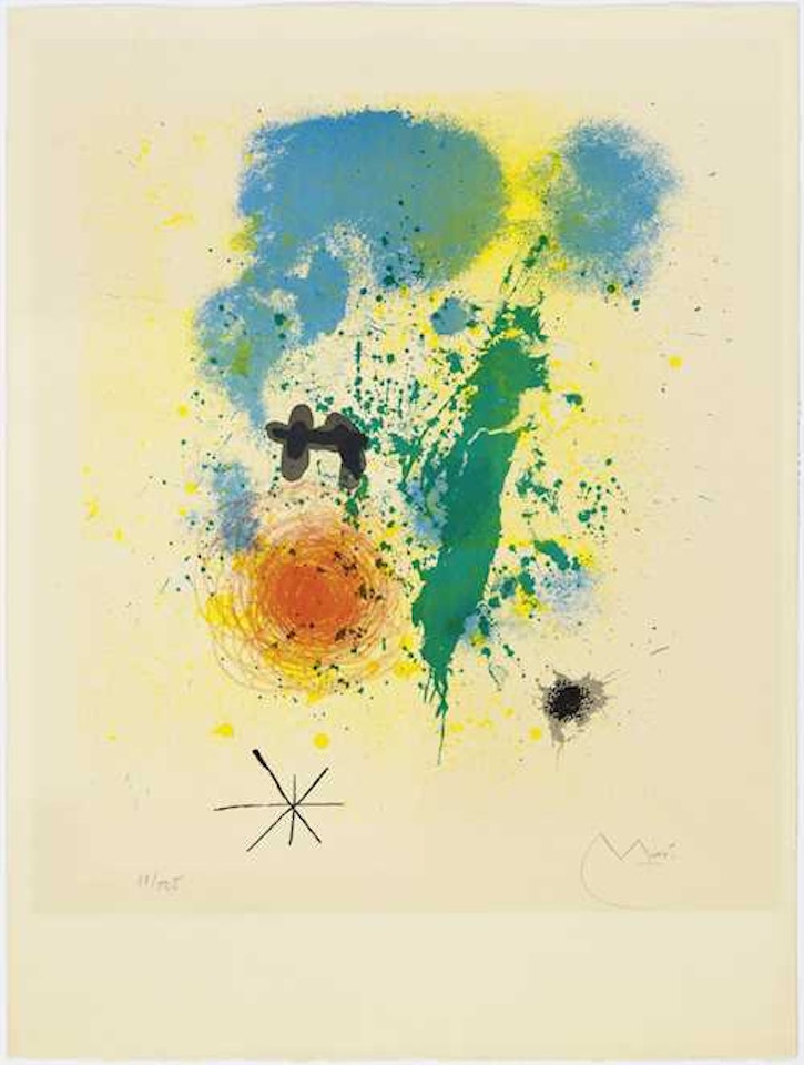 From: Tracé sur l"eau by Joan Miró