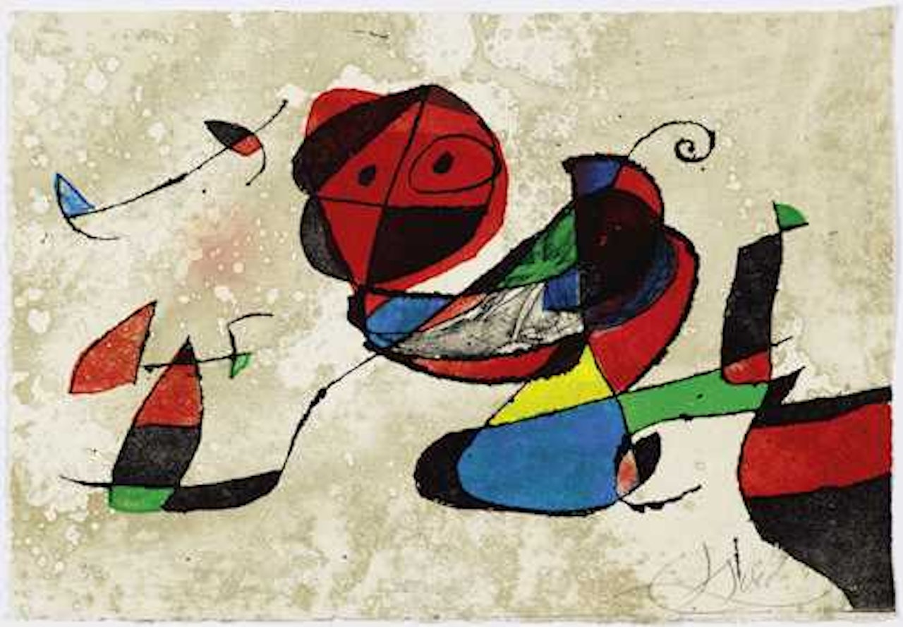 Gaudí XIII by Joan Miró