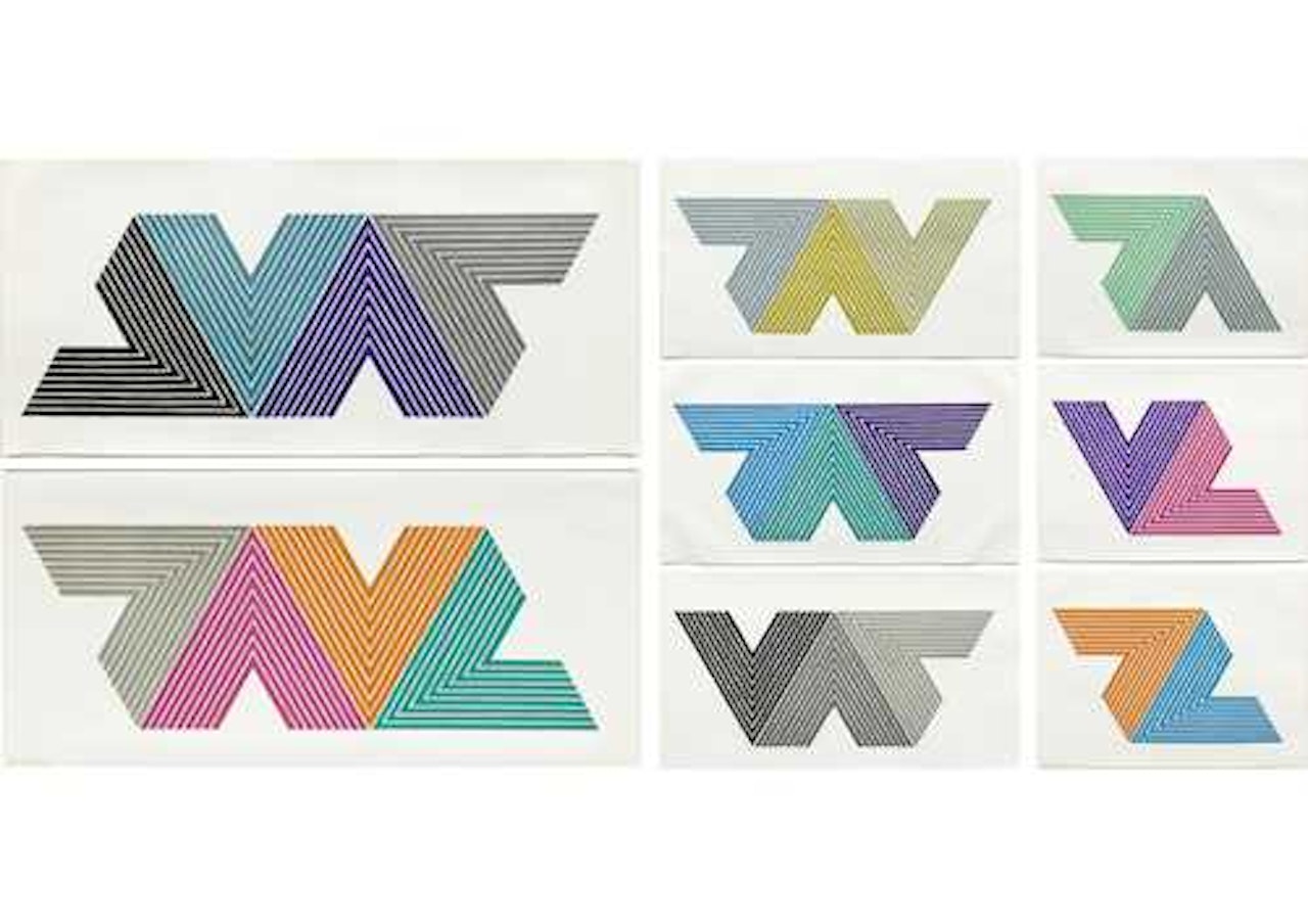 V-series by Frank Stella