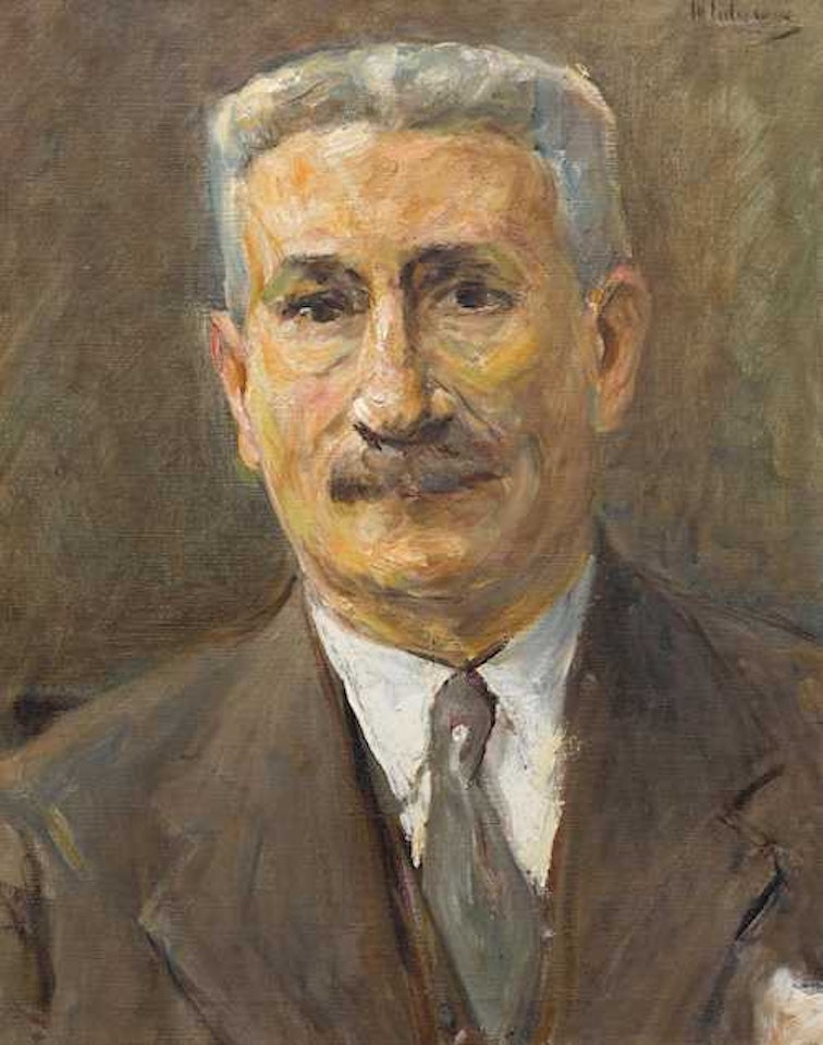 Portrait of the businessman Robert Neumann by Max Liebermann