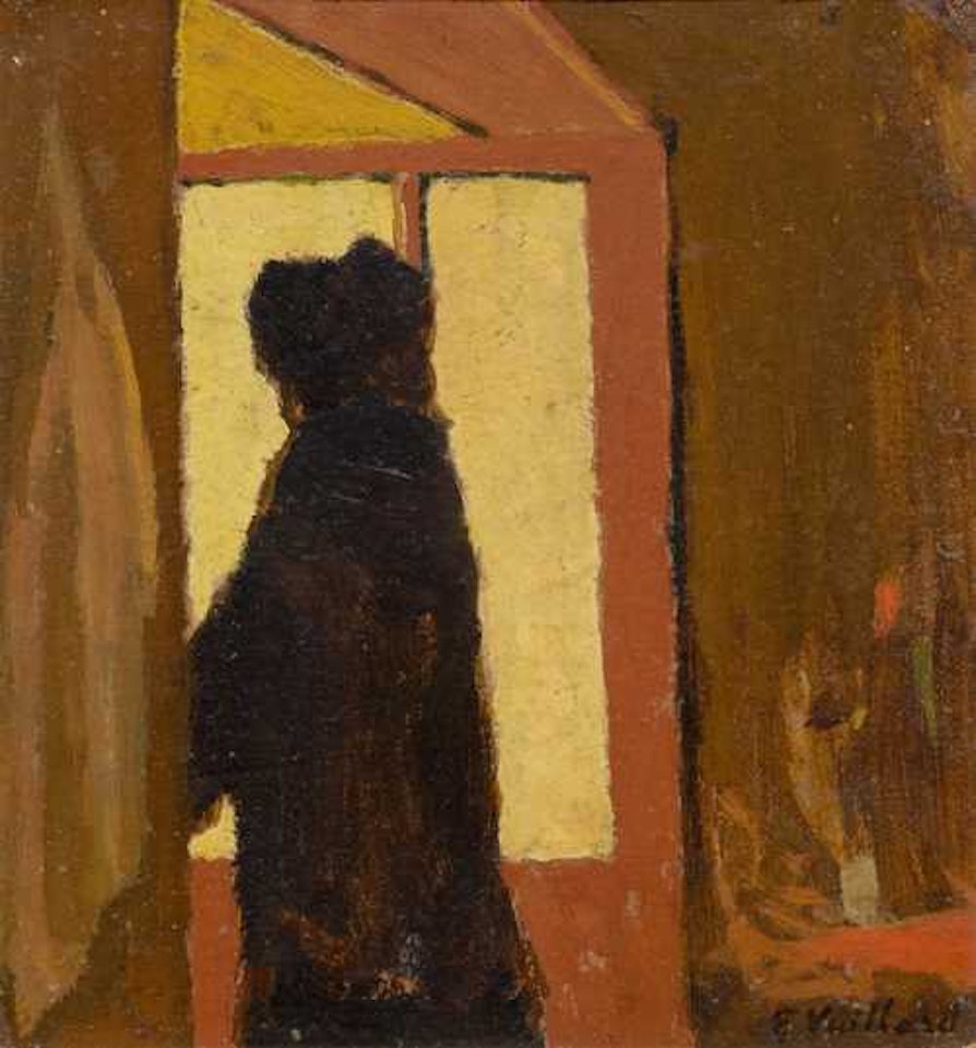 Femme devant un vitrage by Édouard Vuillard