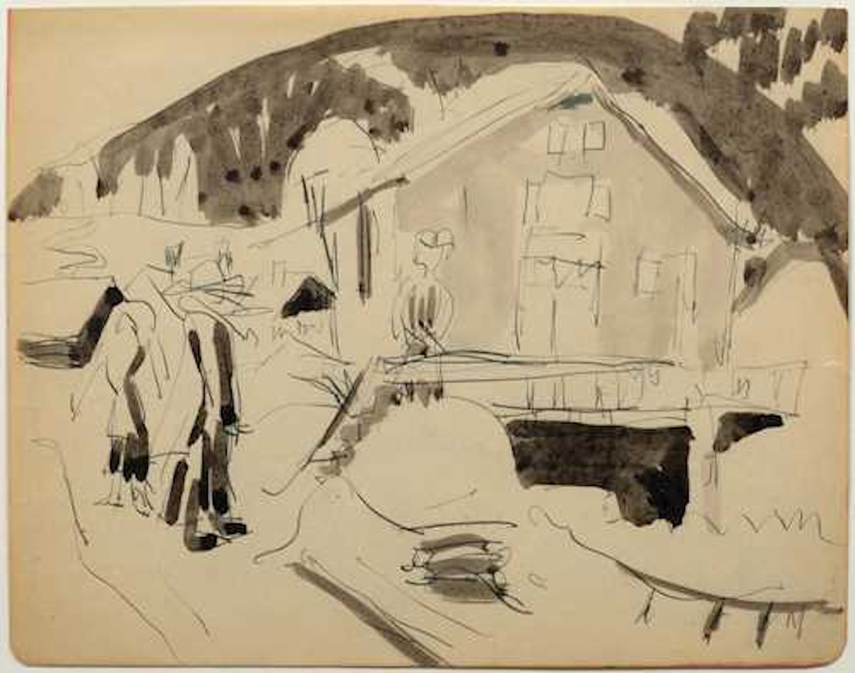 House in Davos by Ernst Ludwig Kirchner