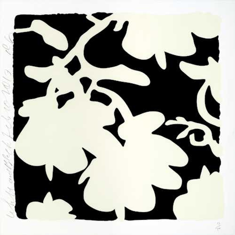 White and black by Donald Sultan