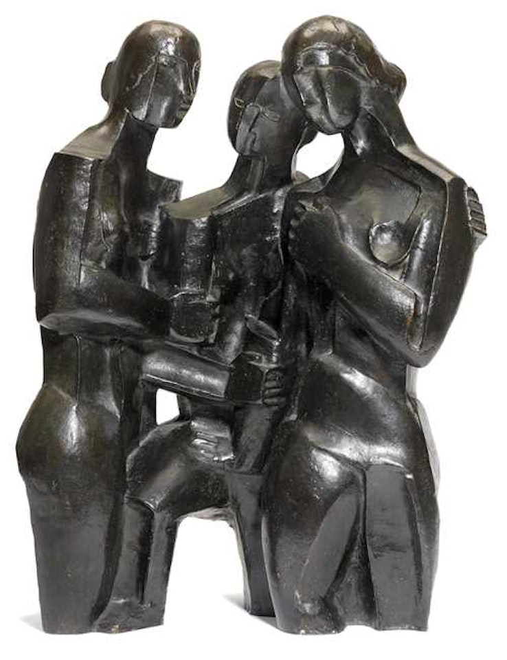 Les trois sœurs ou les trois grâces ou les trois belles ou les trois amies by Ossip Zadkine
