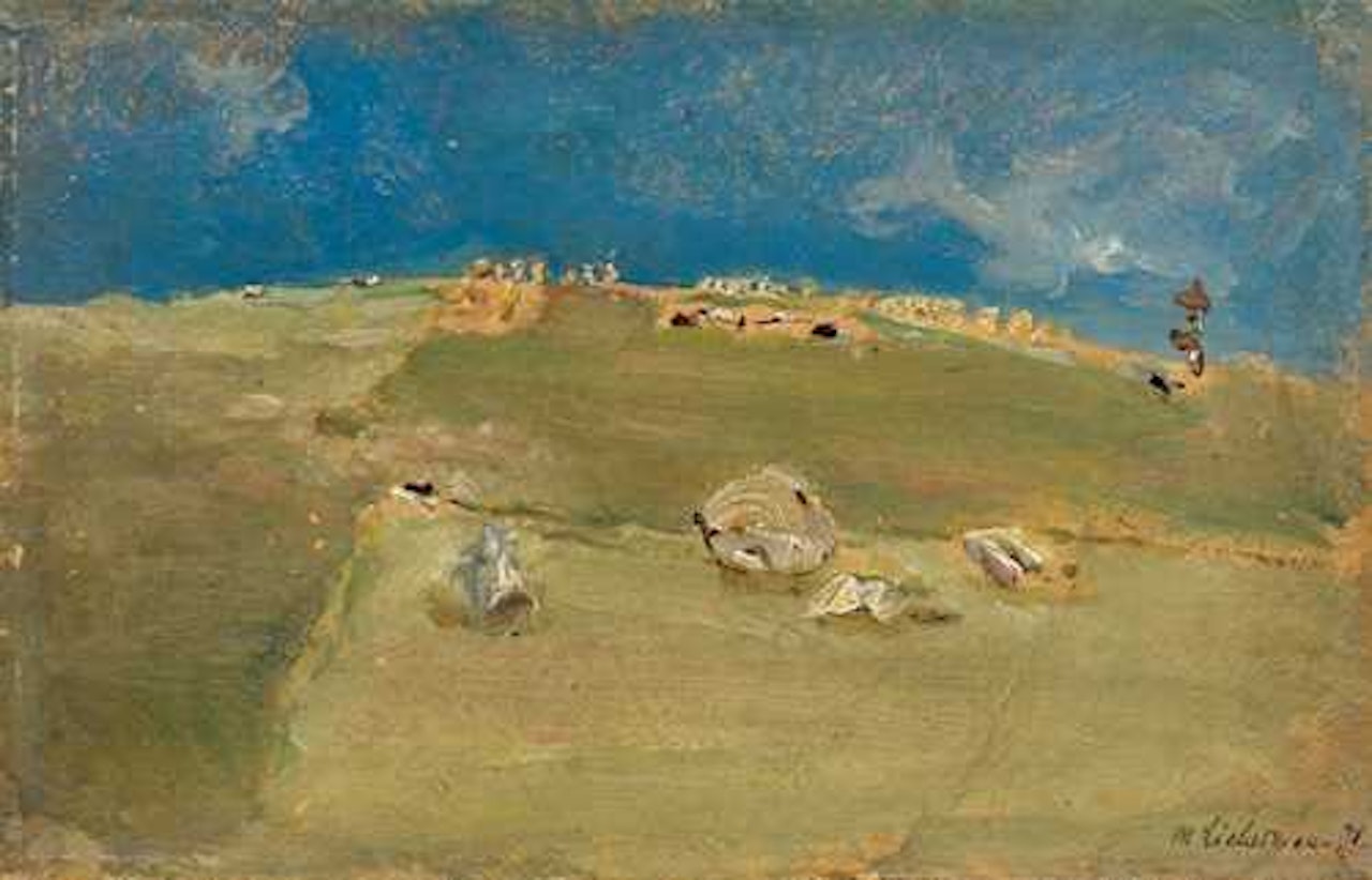 Heuernte im Tirol (Hay harvest in Tirol) by Max Liebermann